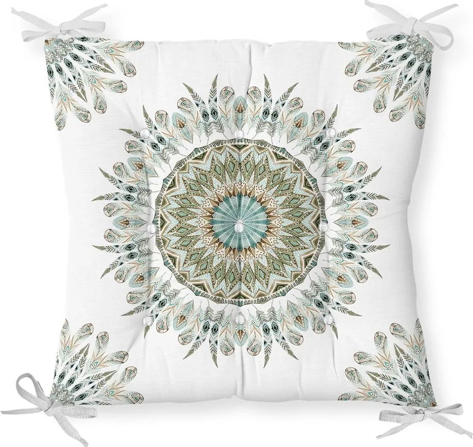 Възглавница за седалка на стол "Етно бохо мандала", 40 x 40 cm - Minimalist Cushion Covers