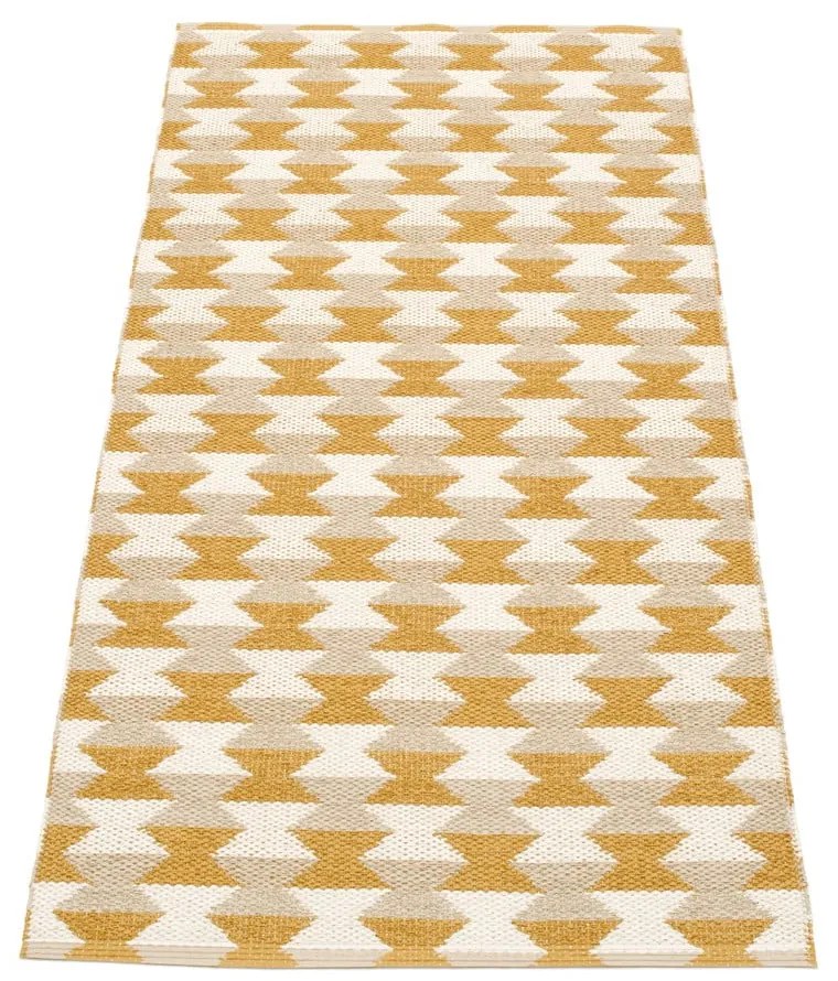 Пътека за открито и закрито в цвят жълта охра 70x160 cm Dana Ochre – Pappelina