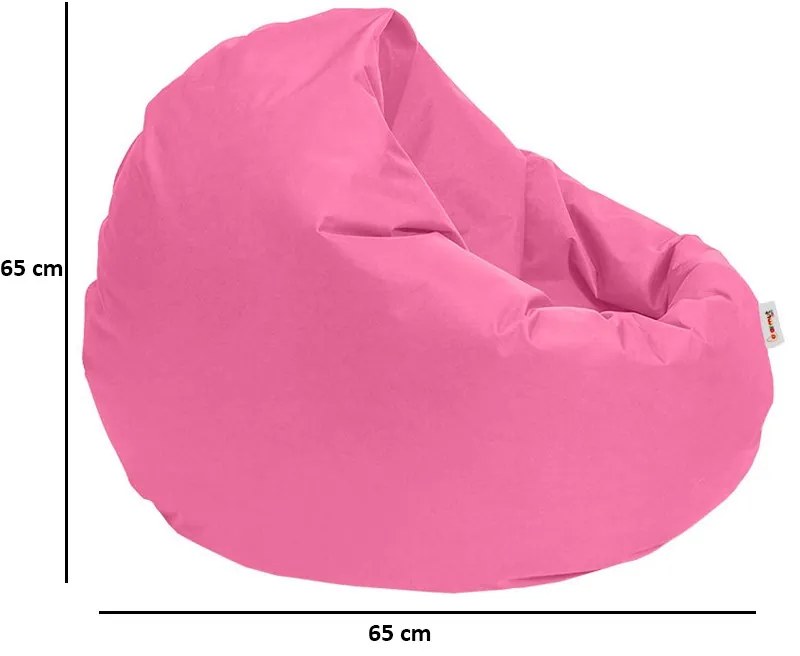 Градински пуф Iyzi 100 Cushion Pouf, цвят Розов