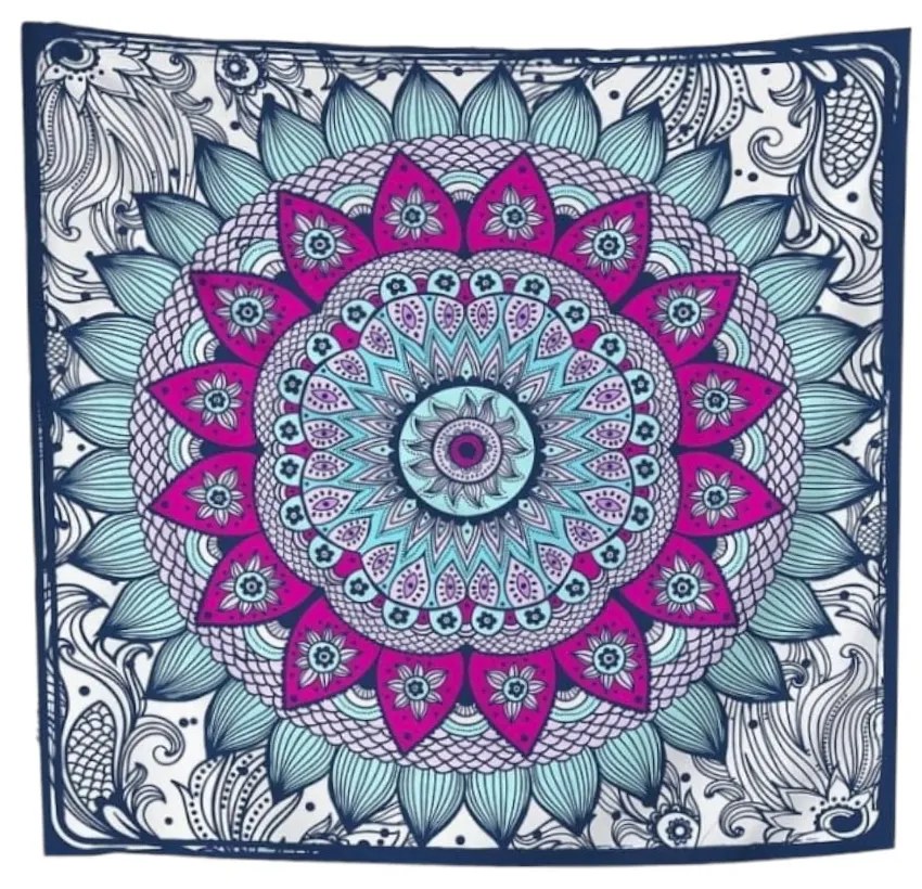 Гоблен 140x140 cm Blue Dreamcatcher – Really Nice Things