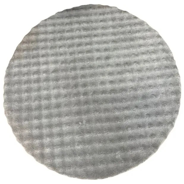 Сив кръгъл килим подходящ за пране ø 120 cm Bubbly – Oyo Concept