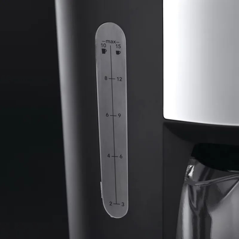 Кафемашина Russell Hobbs 20680-56 Buckingham, 1000 W, 10 чаши, 1.25 l, 24-часов таймер, Противокапкова система, Черен/сребрист