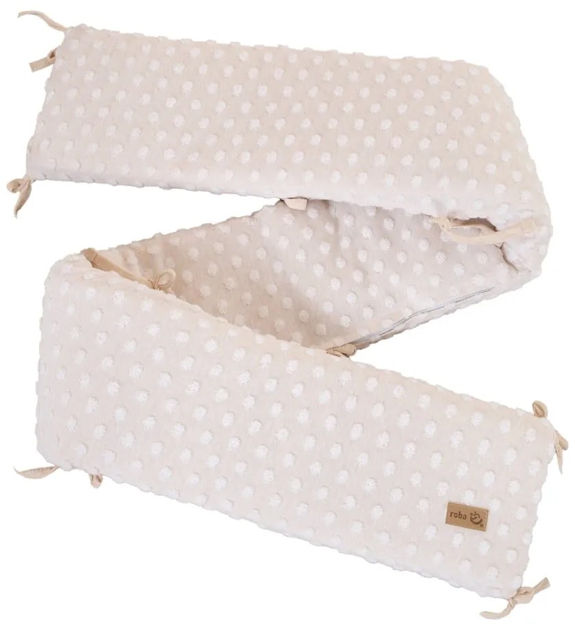 Бежов калъф за матрак за детско легло със смес от памук 170 cm Frosty Almond – Roba