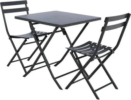 Градинска квадратна маса Hesperide Greensboro,70x70x71 cm - Графит