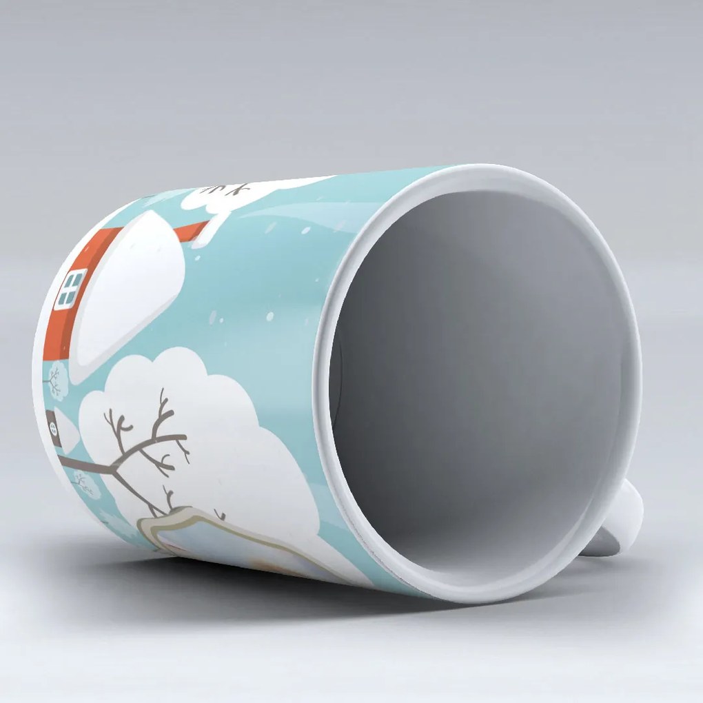 Чаша със снимка - Зимна приказка