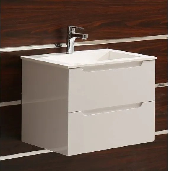 Конзолен PVC шкаф ICP 6026 с умивалник, 60x46x48см