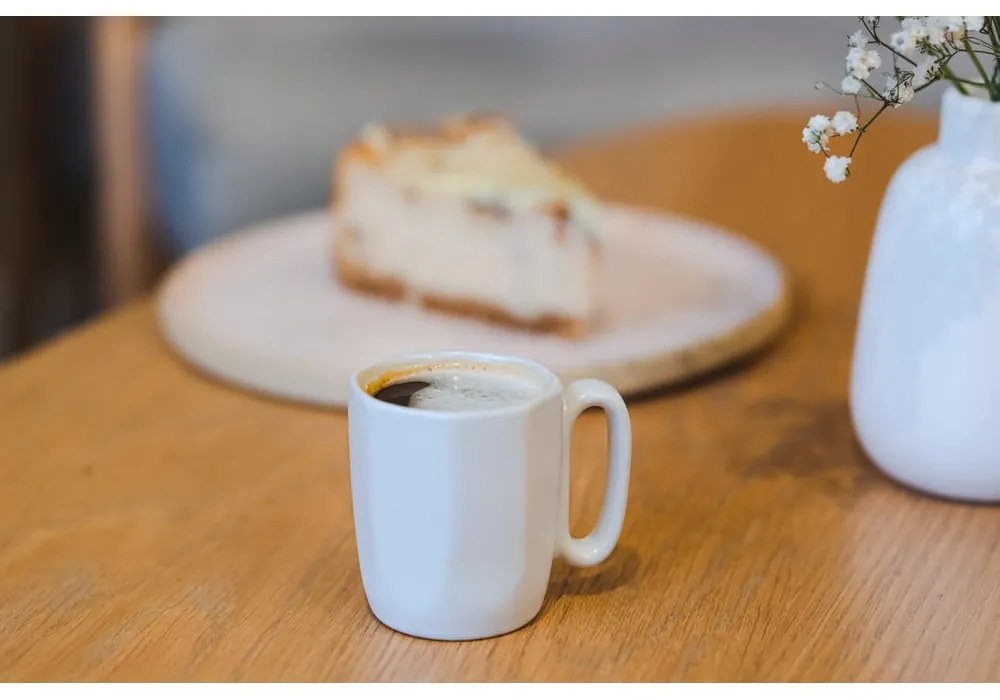 Бели глинени чаши за еспресо в комплект от 2 бр. 80 ml Fuori – Vialli Design