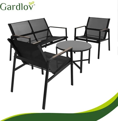 Градинско обзавеждане - балконски комплект маса + диван + 2 фотьойла