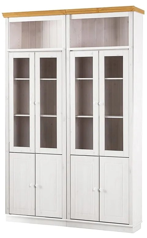 Бяла витрина от масивен бор 148x223 cm Anita – Støraa