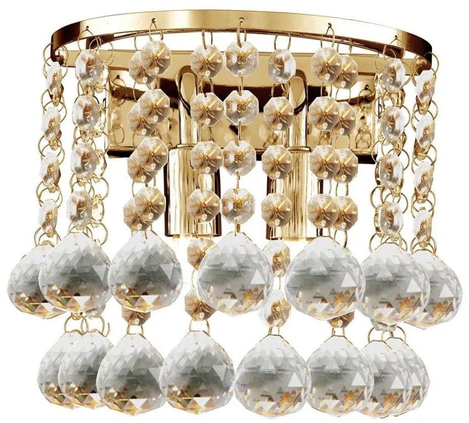 Searchlight - Кристален аплик HANNA 2xG9/33W/230V