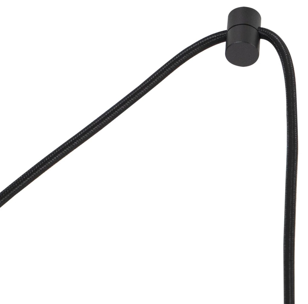 Дизайнерски висящ аплик черен с щепсел - Cavalux