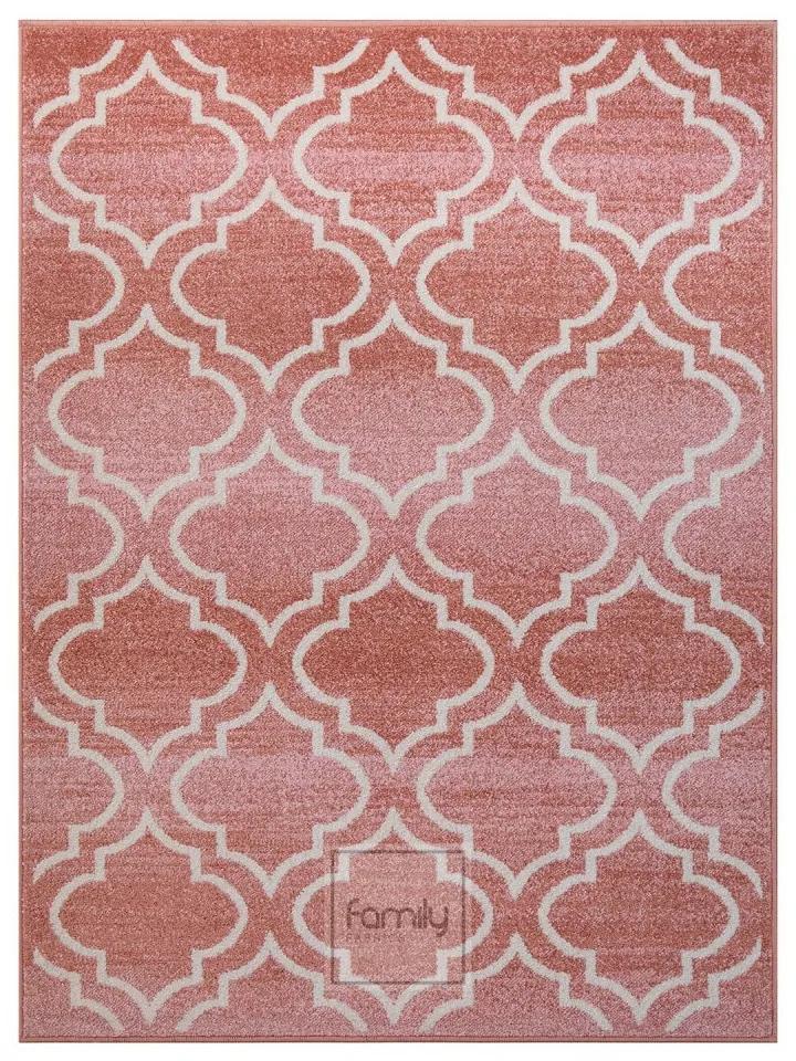 Оригинален килим в скандинавски стил антично розово Ширина: 160 см | Дължина: 220 см
