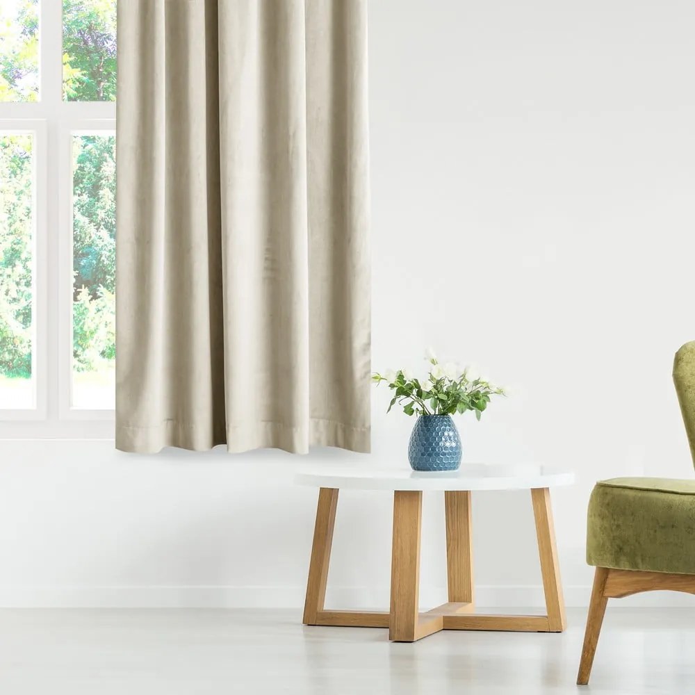 Бежово dimout перде 140x270 cm Eyelets – Restilo