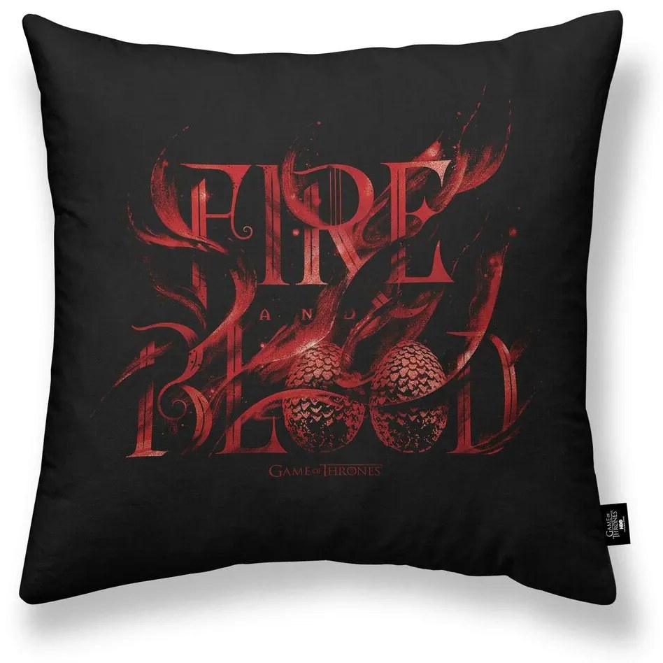 Калъфка за възглавница Game of Thrones Fire Blood A 45 x 45 cm