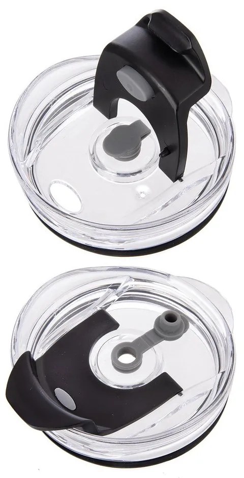 Черна термочаша със сламка 1,2 l Termo – Orion