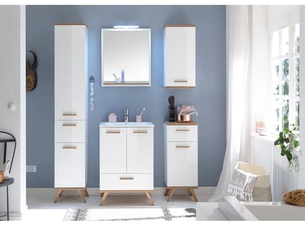 Стенно огледало с рафт 60x75 cm Set 923 - Pelipal