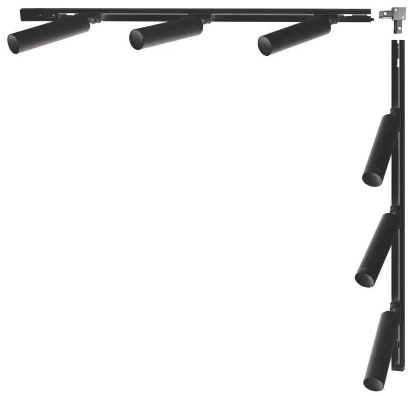 Zuma Line 3577 - Точково осветително тяло за шинна система LULU 6xGU10/35W/230V черно