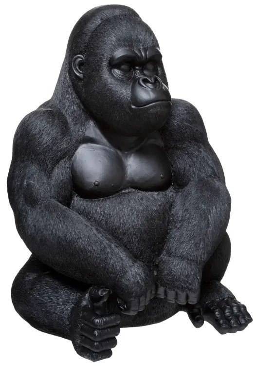 Статуя atmosphera Gorilla, 46 см, Черна смола