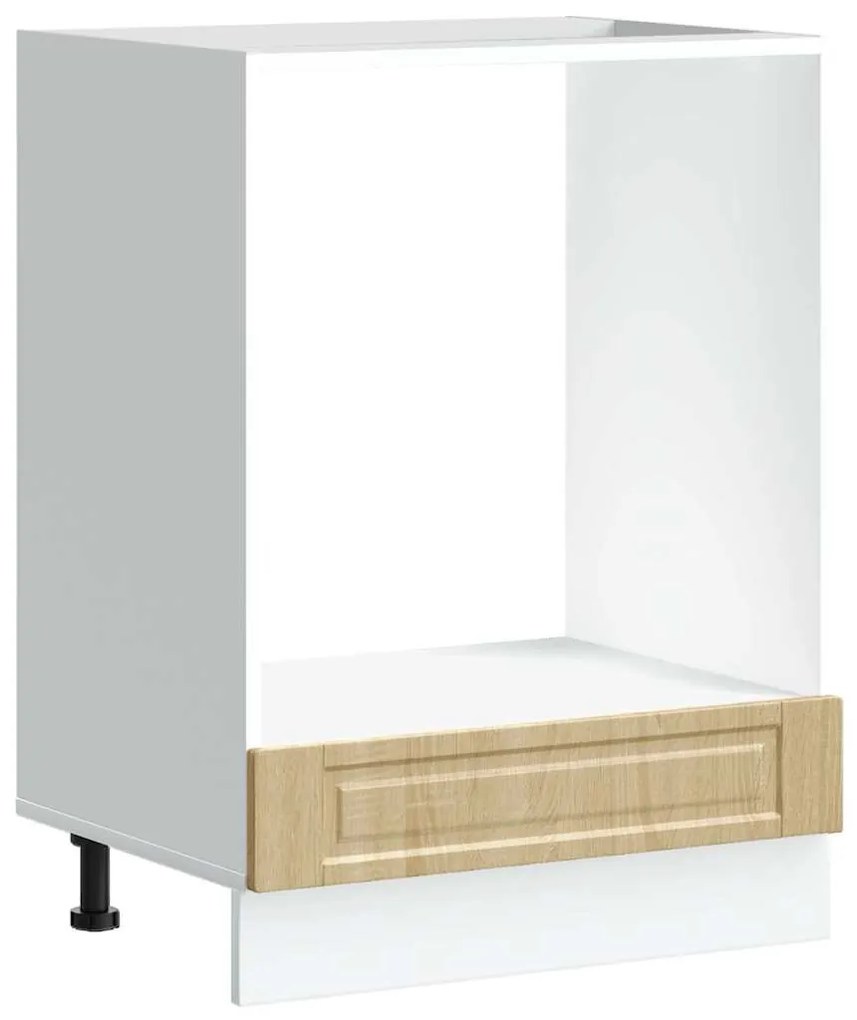 854000 vidaXL Шкаф за фурна, Porto, дъб сонома, инженерно дърво