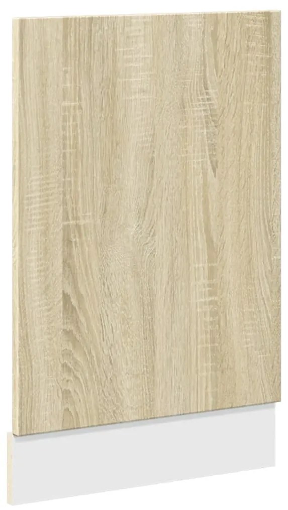849628 vidaXL Панел за съдомиялна машина, дъб сонома, 45x3x67 см, инженерно дърво