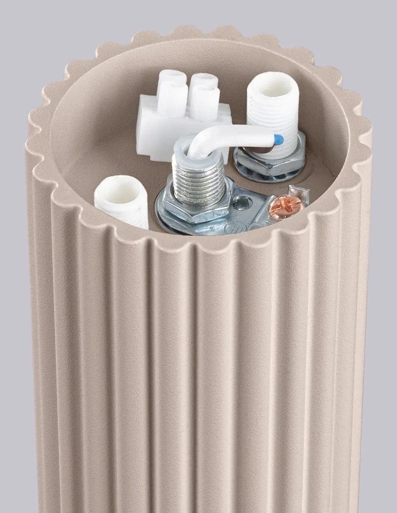 Синьо осветително тяло за таван със стъклен абажур ø 12 cm Orbital – Sollux