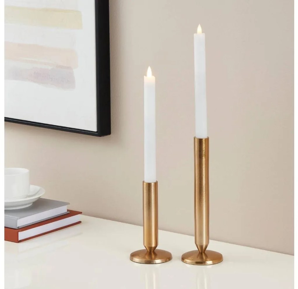 Eglo 422217 - Комплект 2x LED свещ ANTANABE LED/1xAAA 24,5 см бяла