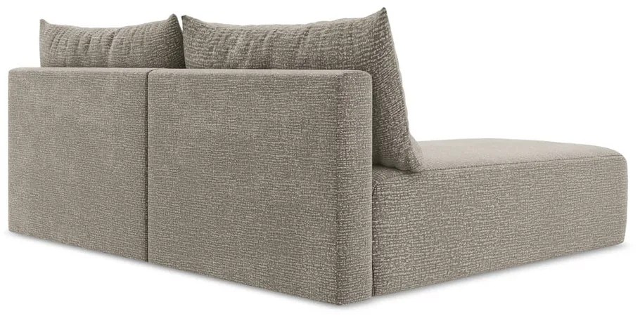 Бежов разтегателен ъглов диван с място за съхранение (ляв ъгъл) Kalena – Makamii