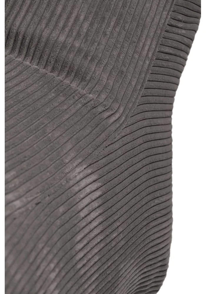 Тъмнокафяв пуф от рипсено кадифе Sofa Lounge – SLOWDOWN