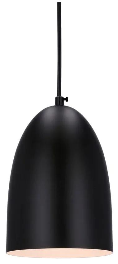 Черна висяща лампа с метален абажур ø 14 cm Icaro - Candellux Lighting
