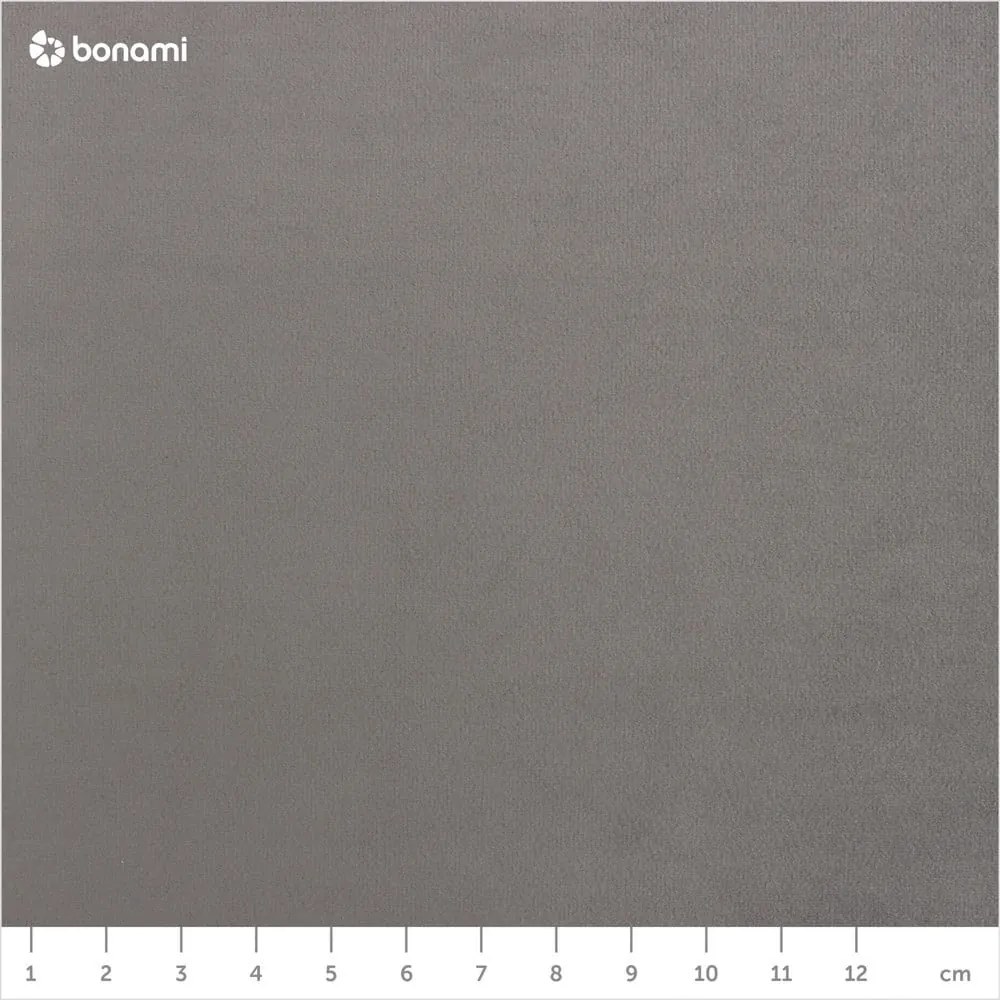 Светлосиво тапицирано двойно легло с място за съхранение 160x200 cm Kelp - Micadoni Home