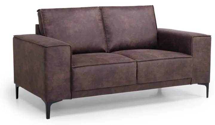 Кафяв диван от изкуствена кожа 164 cm Copenhagen - Scandic