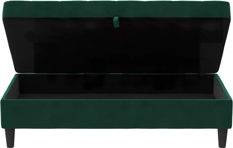 Зелена кадифена табуретка Presley – Støraa