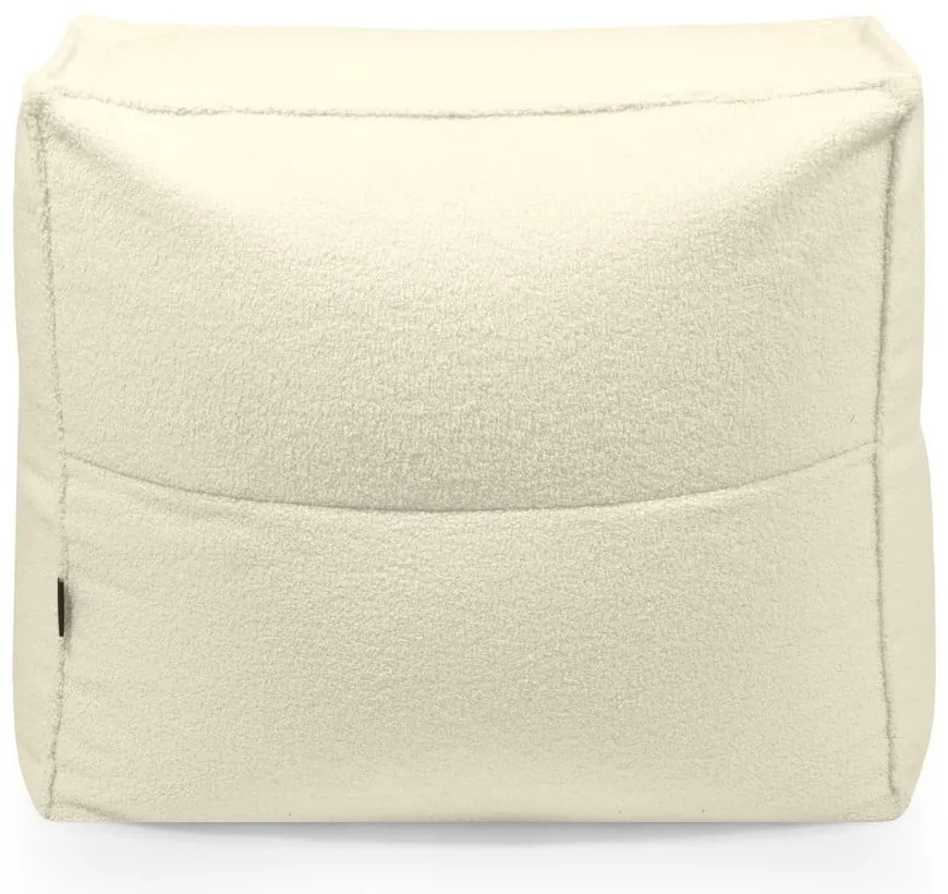 Кремав пуф от букле Mass Open Modul 90 – SLOWDOWN