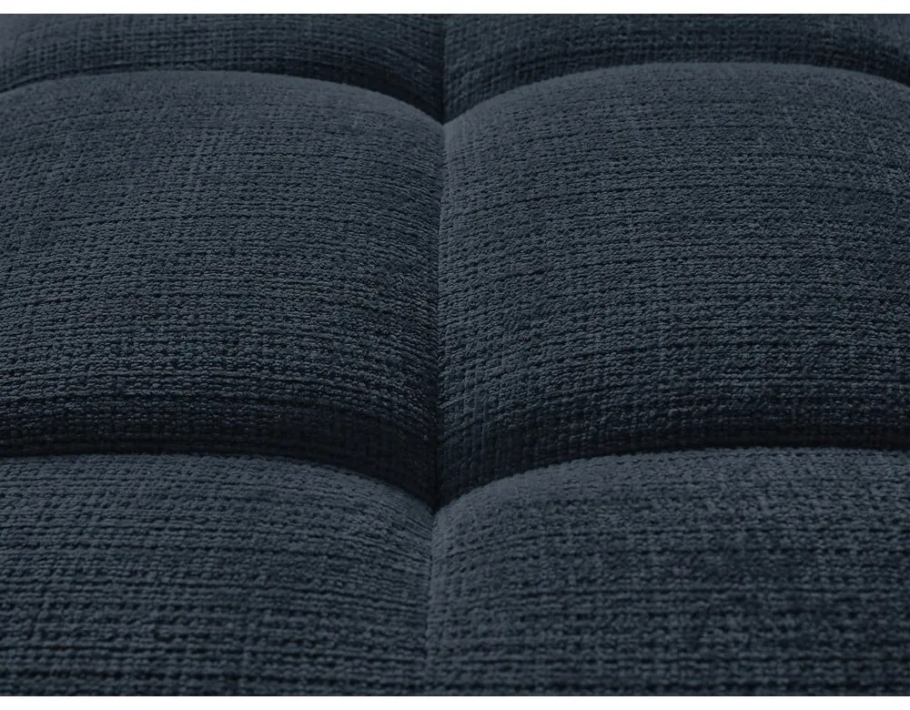 Тъмносиня шенилова табуретка Ivane – Bobochic Paris