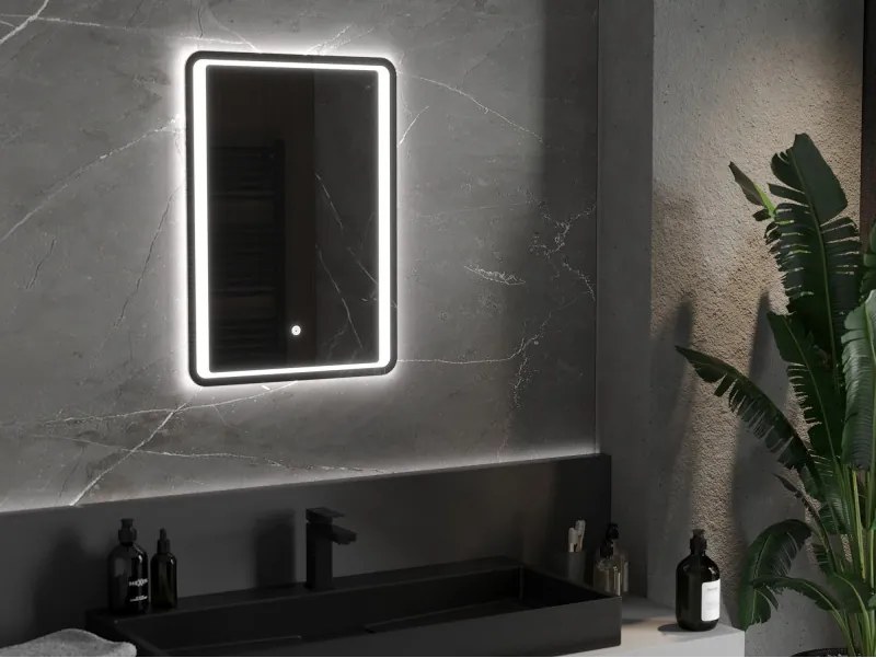 Mexen Zusa осветено огледало за баня 50 x 70 см, LED 6000K, против замъгляване