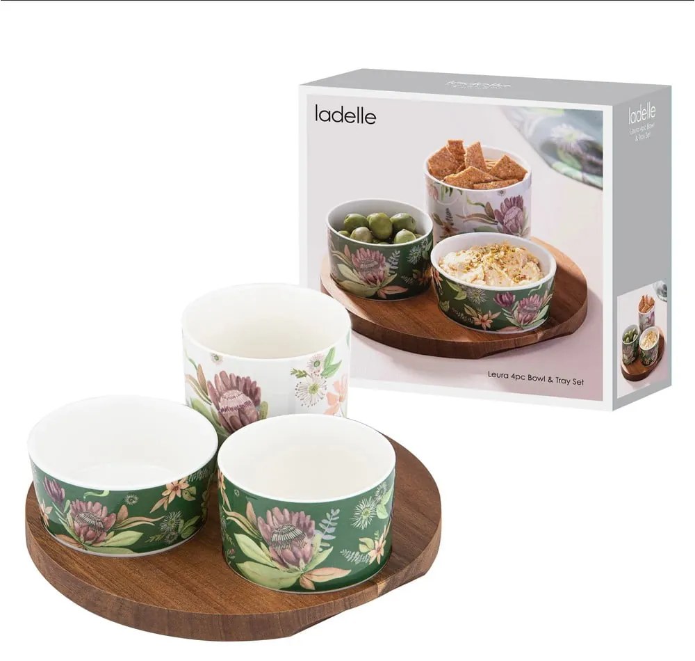 Порцеланов комплект от за сервиране 3 бр. Leura – Ladelle