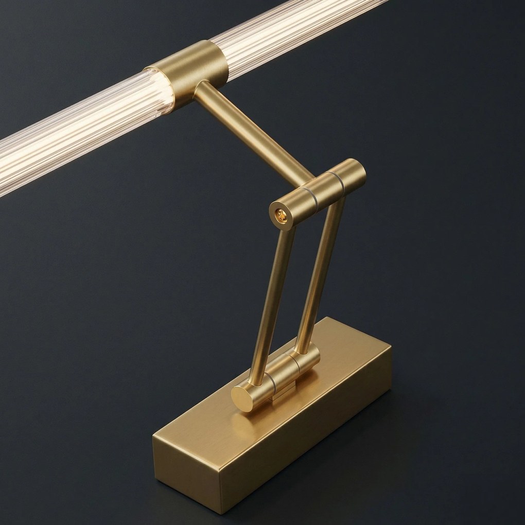 Stenen LED aplik za banya APP1900-1W 60cm BRUSH GOLD