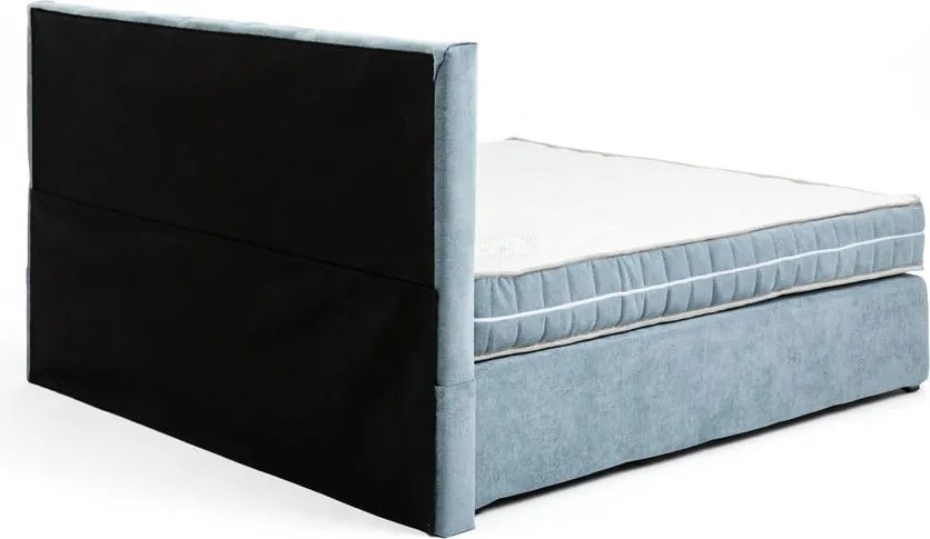Синьо боксспринг легло 160x200 cm Olia Bold Line – Bonami Selection
