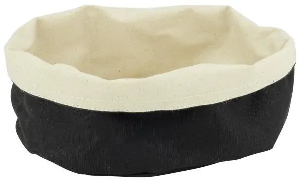 Horecano - Текстилен панер овален BLACK-LATTE 25x18xh12см (AS-04B)