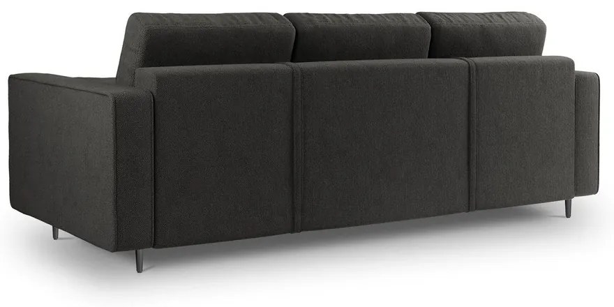 Тъмно сив разтегателен диван Santo - Milo Casa