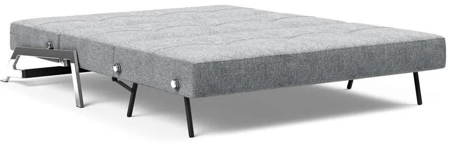 Сив разтегателен диван Chrome Twist Granite, 100 x 167 cm Cubed - Innovation