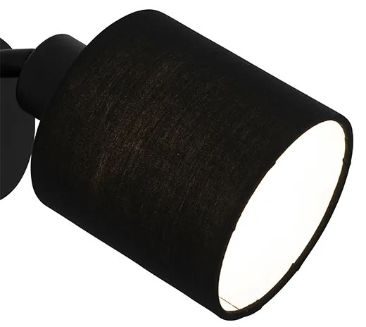 Таванна лампа черна регулируема - Hetta