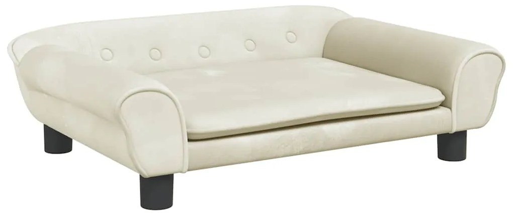 3196406 vidaXL Детски диван, кремав, 70x45x26 см, кадифе