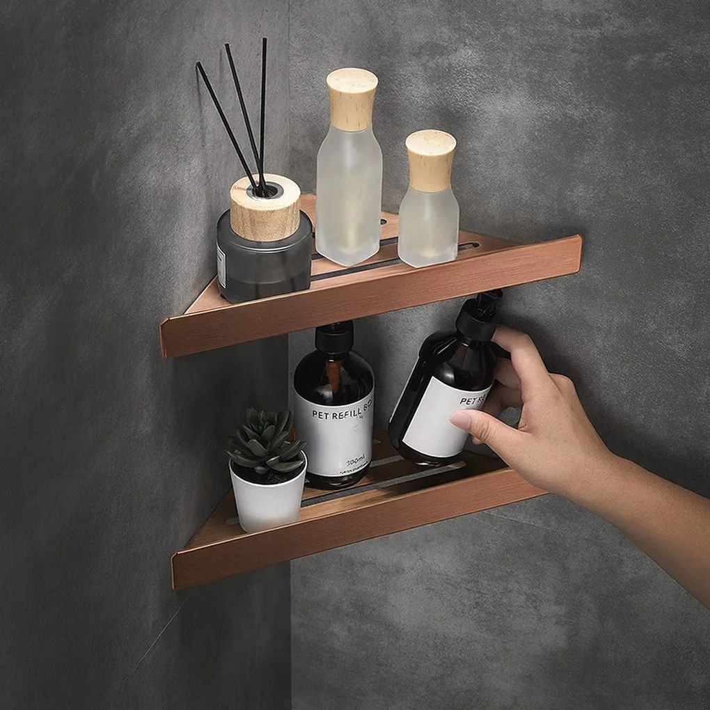 Рафт за баня SF07 brush copper