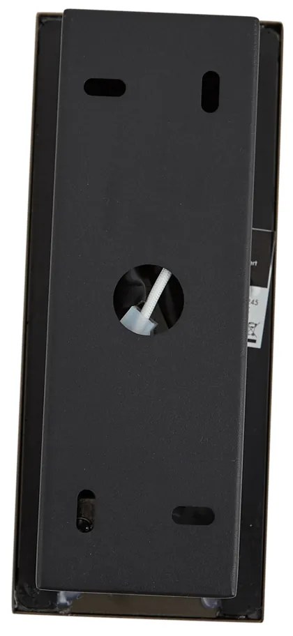 Модерна стенна лампа тъмен бронз с LED - Plaza