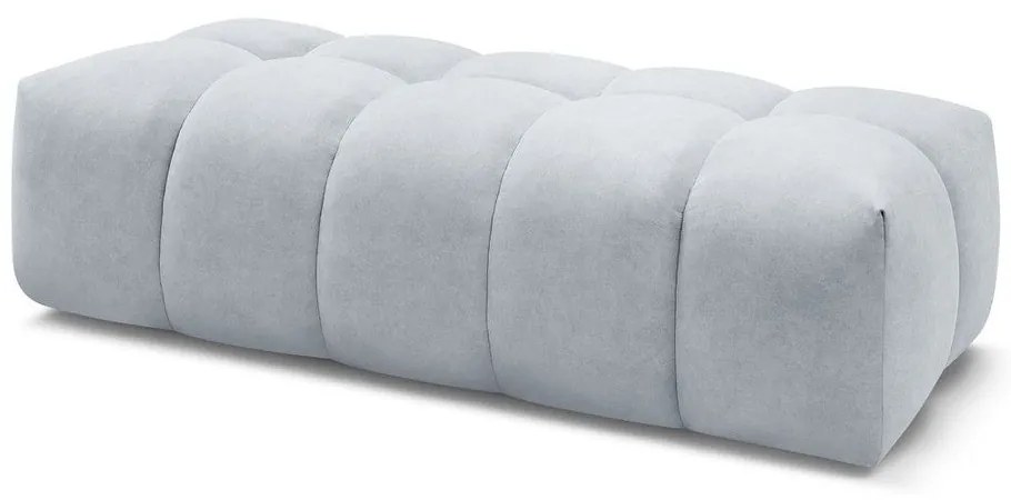 Светлосива табуретка за крака Mont-Blanc - Bobochic Paris