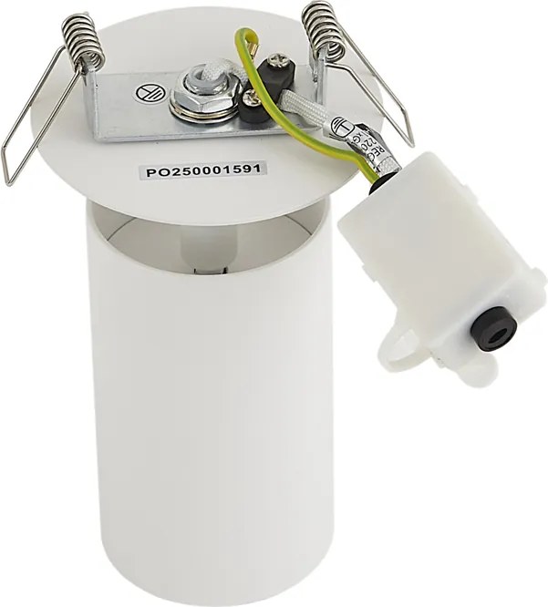 Модерен вграден прожектор бял GU10 50mm IP44 - Chels