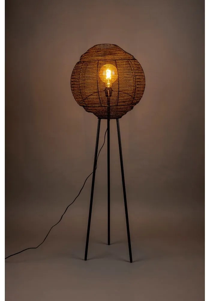 Черна подова лампа Meezan - Dutchbone