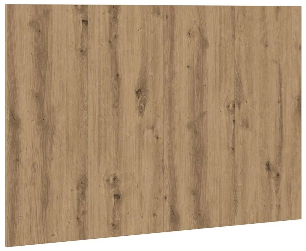 856825 vidaXL Табла за легло, дъб артизан, 120x1,5x80 см, инженерна дървесина