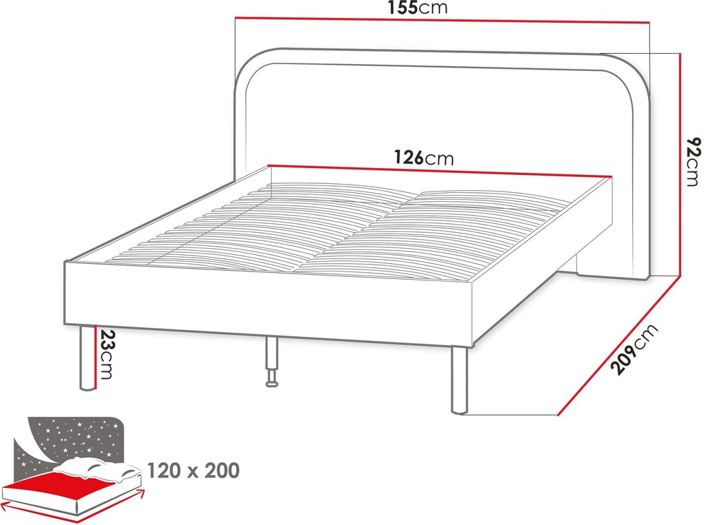 Легло Harmony-120 x 200